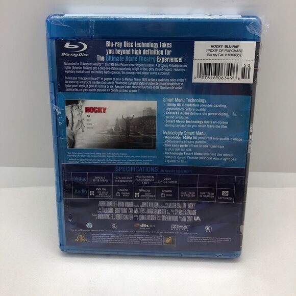 𝅺rocky Blu-Ray Brand New Sealed - Picture 2 of 2